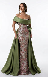 MNM Couture F03024 Olive