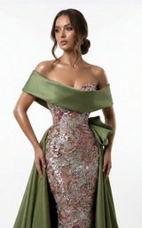 MNM Couture F03024 Olive