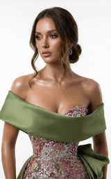 MNM Couture F03024 Olive