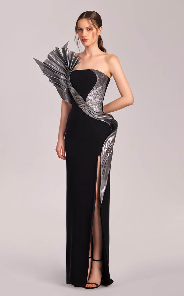 MNM Couture G1805 Black/Silver