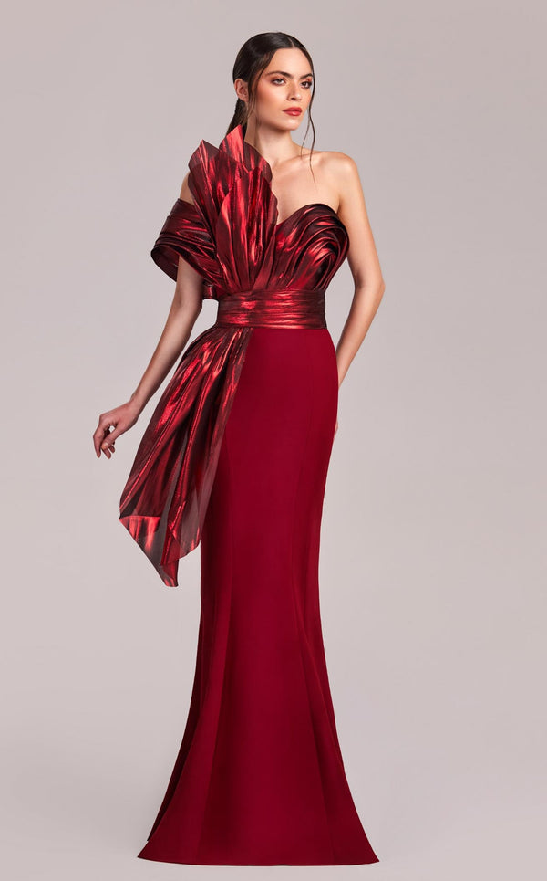 MNM Couture G1832 Burgundy