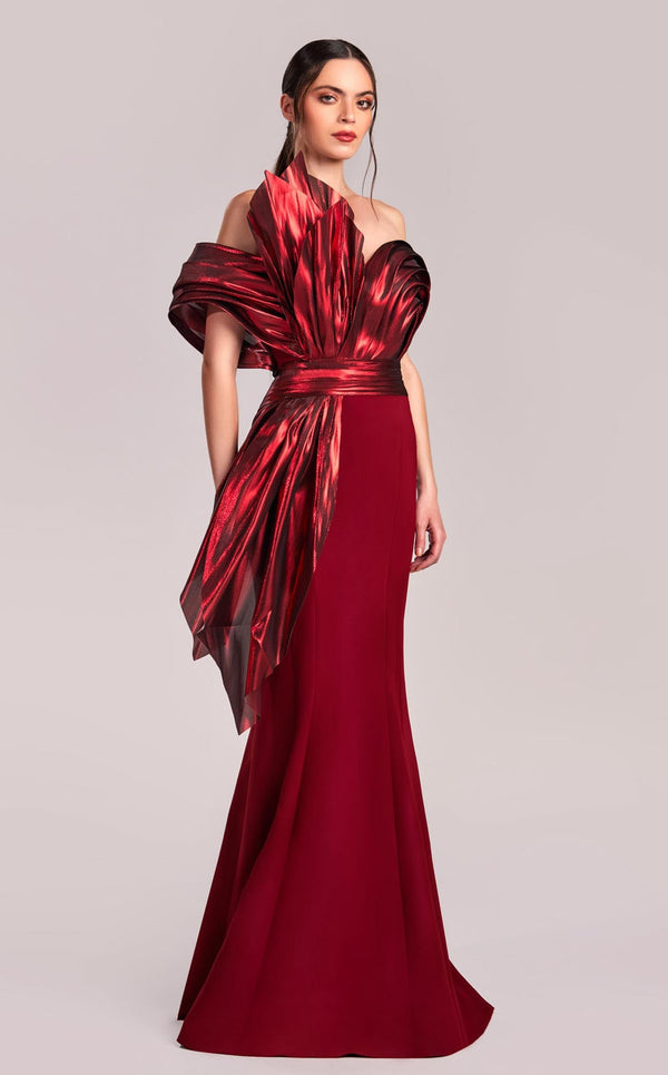 MNM Couture G1832 Burgundy