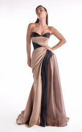 MNM Couture G2102 Brown-Black