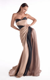 MNM Couture G2102 Brown-Black