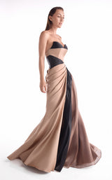 MNM Couture G2102 Brown-Black