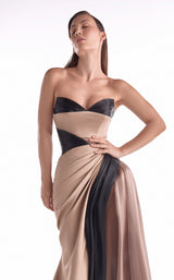 MNM Couture G2102 Brown-Black