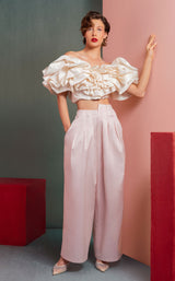 MNM Couture GOF2538 Pink/Off-White