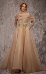 MNM Couture J03599 Beige