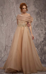 MNM Couture J03599 Beige