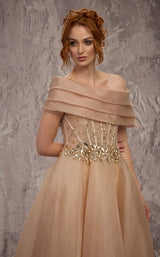 MNM Couture J03599 Beige