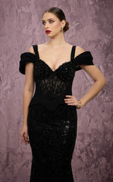 MNM Couture J03603 Black