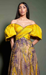 MNM Couture K4189 Yellow