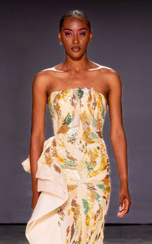 MNM Couture K4190 Yellow