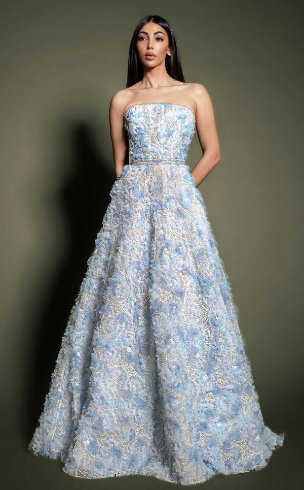 MNM Couture K4197 Blue