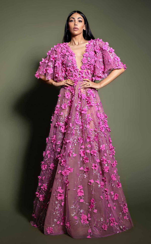 MNM Couture K4198 Fuchsia