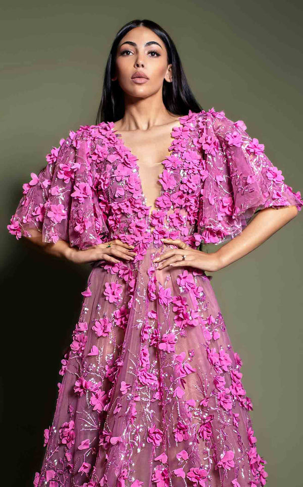 MNM Couture K4198 Fuchsia