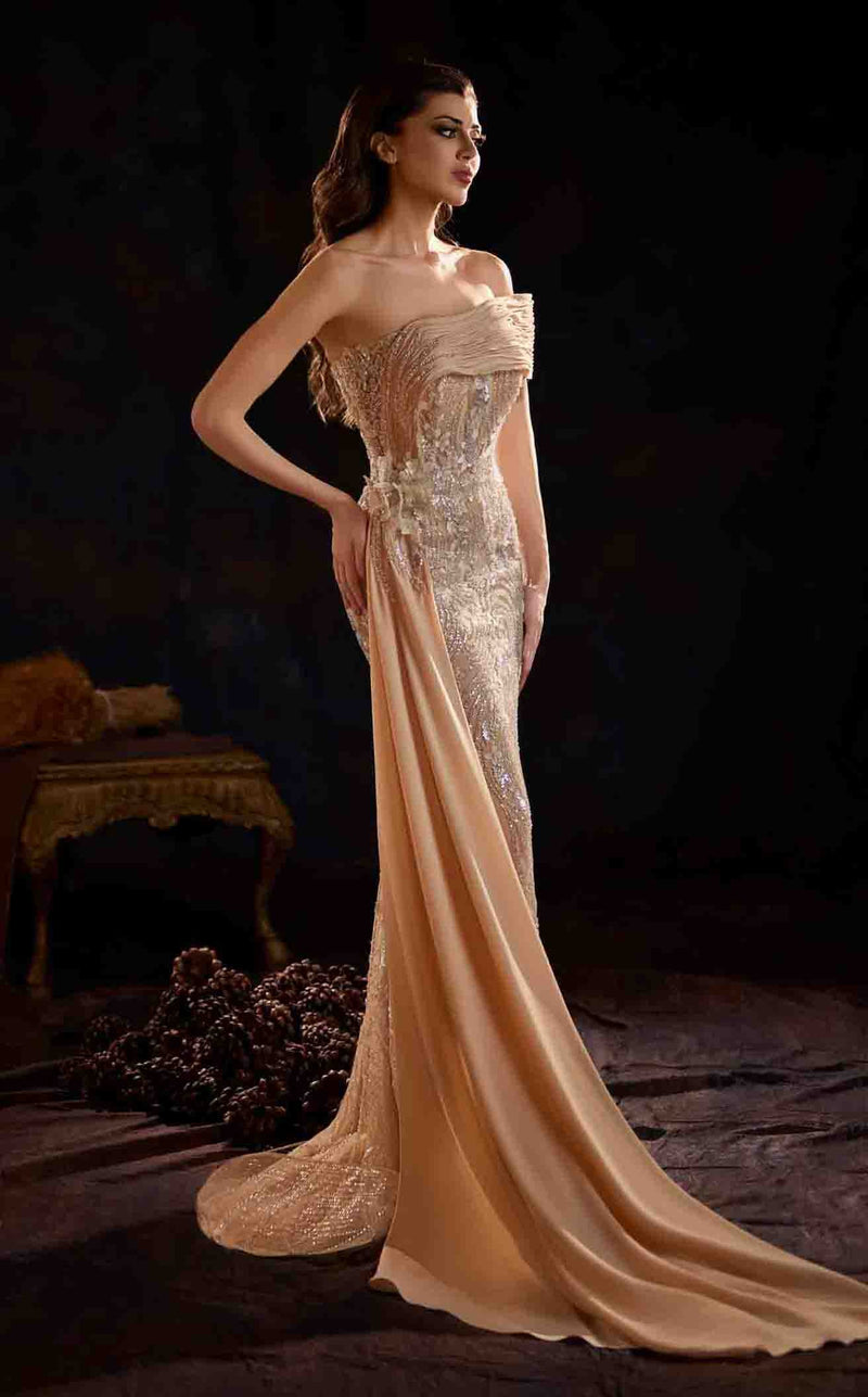 MNM Couture K4206 Beige