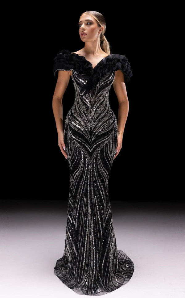 MNM Couture K4218 Black