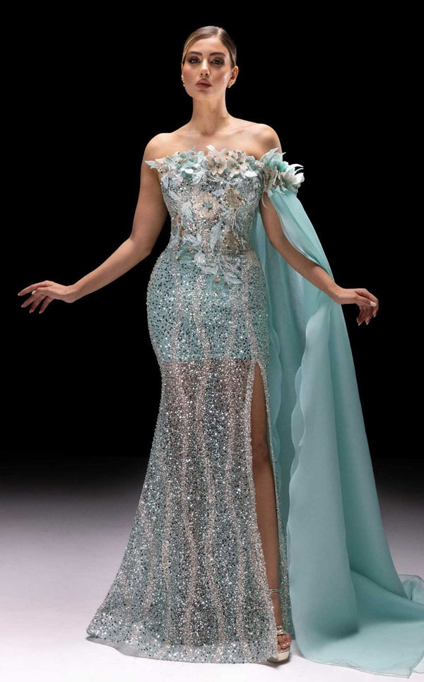 MNM Couture K4221 Aqua