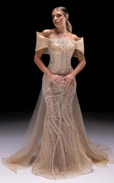 MNM Couture K4246 Beige