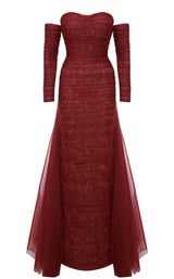 MNM Couture N0656 Burgundy