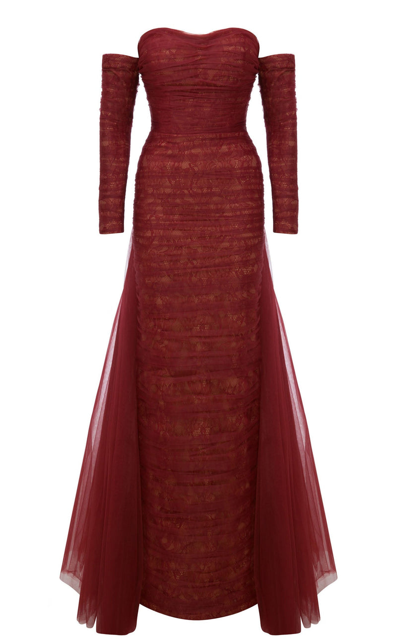 MNM Couture N0656 Burgundy