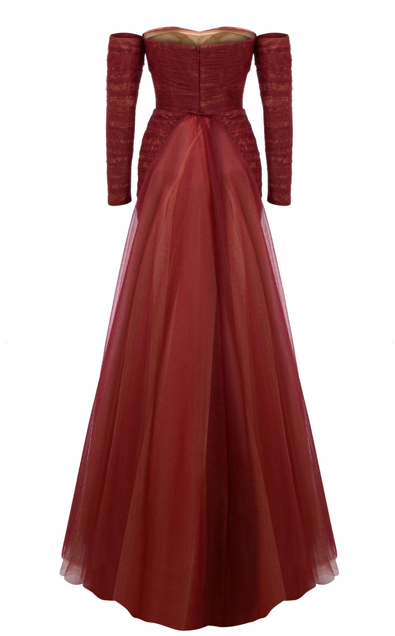 MNM Couture N0656 Burgundy