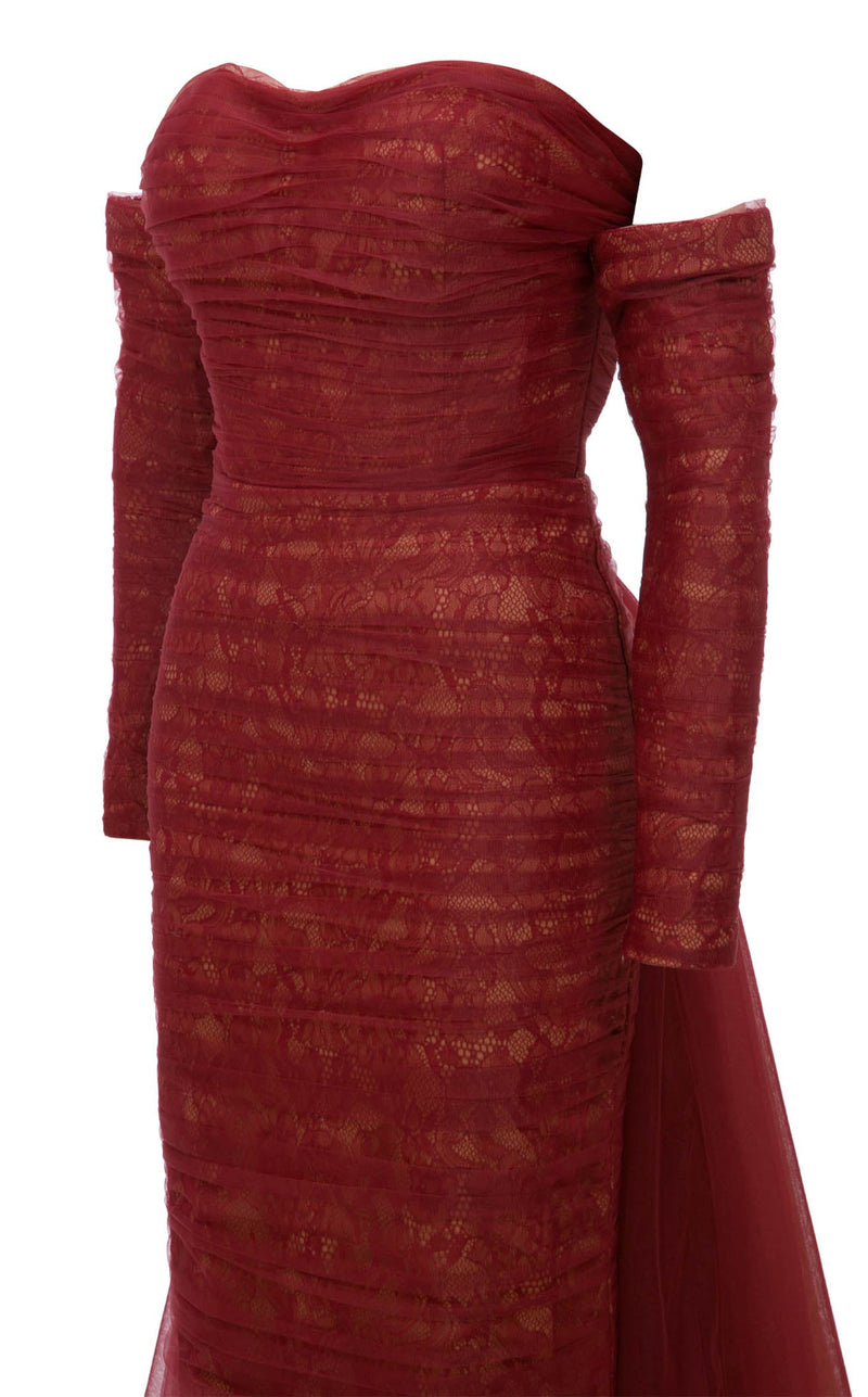 MNM Couture N0656 Burgundy