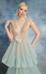 MNM Couture N0719 Ivory/Blue
