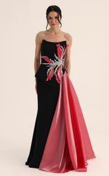 MNM Couture O07806 Black/Fuchsia