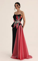 MNM Couture O07806 Black/Fuchsia