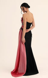 MNM Couture O07806 Black/Fuchsia
