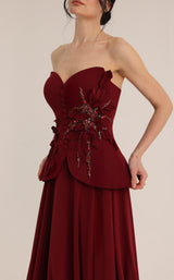 MNM Couture O07815 Burgundy