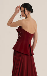 MNM Couture O07815 Burgundy