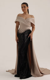 MNM Couture O07834 Black-Beige
