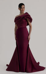 MNM Couture O07841 Burgundy