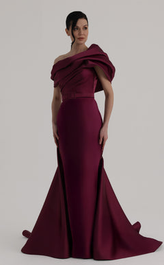 MNM Couture O07841 Burgundy