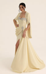 MNM Couture O07851 Yellow
