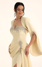 MNM Couture O07851 Yellow