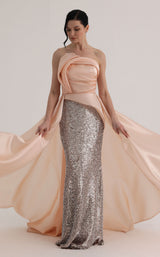 MNM Couture O07863 Salmon