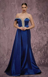 MNM Couture Q2414 Navy-Blue