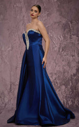 MNM Couture Q2414 Navy-Blue