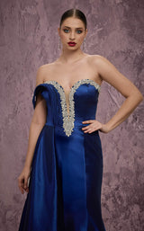 MNM Couture Q2414 Navy-Blue