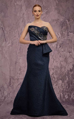 MNM Couture Q2908 Navy-Blue