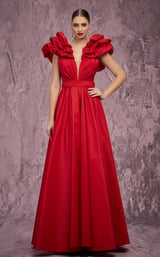 MNM Couture Q4363 Red