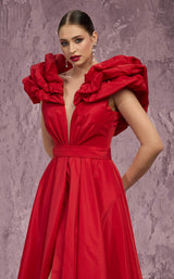 MNM Couture Q4363 Red