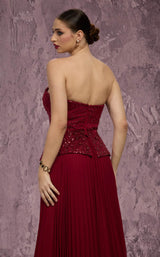 MNM Couture Q7788 Burgundy