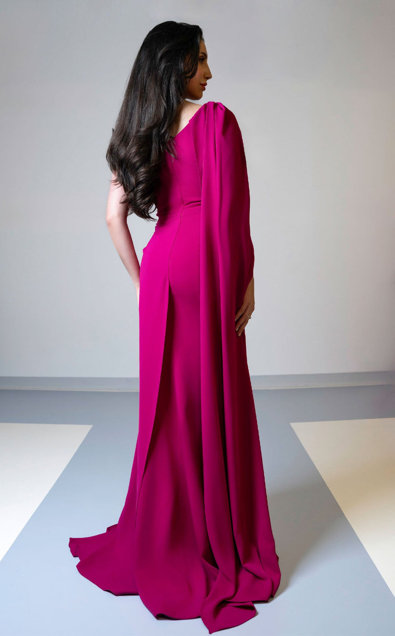 MNM Couture V02029A Fuchsia