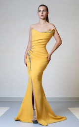 MNM Couture V02051 Mustard
