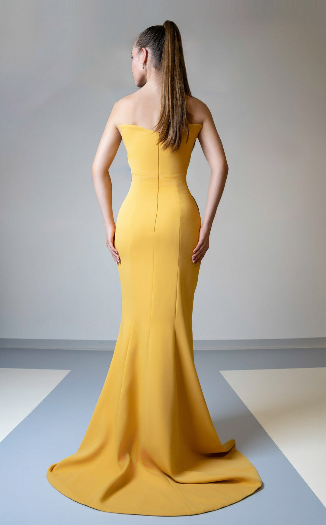MNM Couture V02051 Mustard